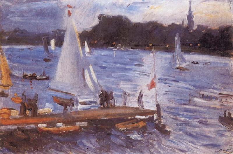 Max Slevogt The Alster at Hamburg oil painting picture